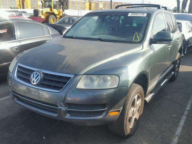 WVGBG77L05D003800 - 2005 VOLKSWAGEN TOUAREG 3. GREEN photo 2