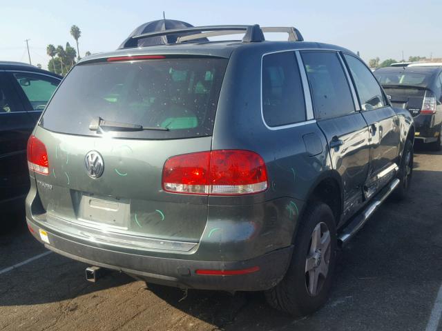 WVGBG77L05D003800 - 2005 VOLKSWAGEN TOUAREG 3. GREEN photo 4