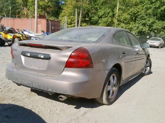 2G2WP582861149041 - 2006 PONTIAC GRAND PRIX TAN photo 4