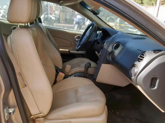 2G2WP582861149041 - 2006 PONTIAC GRAND PRIX TAN photo 5