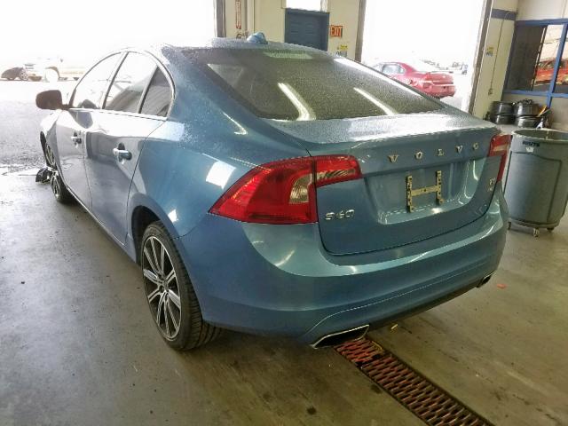 YV1612FH2E2282468 - 2014 VOLVO S60 T5 BLUE photo 3