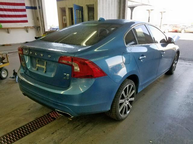 YV1612FH2E2282468 - 2014 VOLVO S60 T5 BLUE photo 4