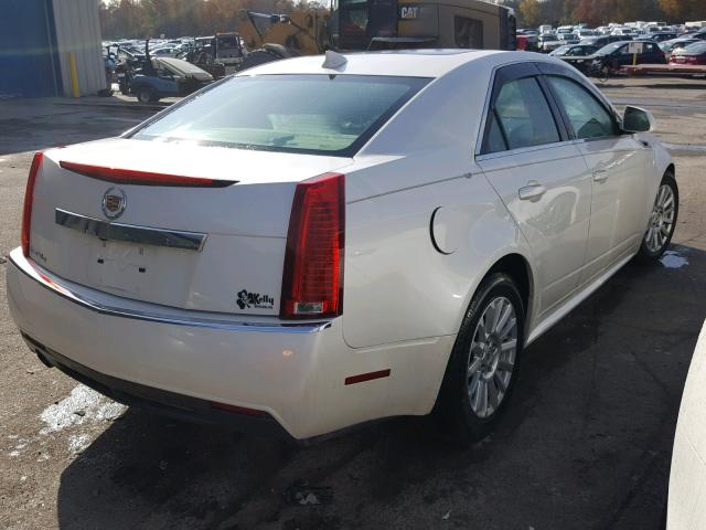 1G6DG5E51C0110089 - 2012 CADILLAC CTS LUXURY WHITE photo 4