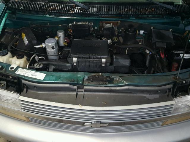 1GNDM19W7XB107376 - 1999 CHEVROLET ASTRO GREEN photo 7