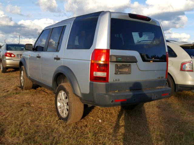 SALAE25486A389737 - 2006 LAND ROVER LR3 SE SILVER photo 3