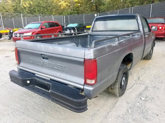 1GCCS14R0G2204768 - 1986 CHEVROLET S TRUCK S1 GRAY photo 4