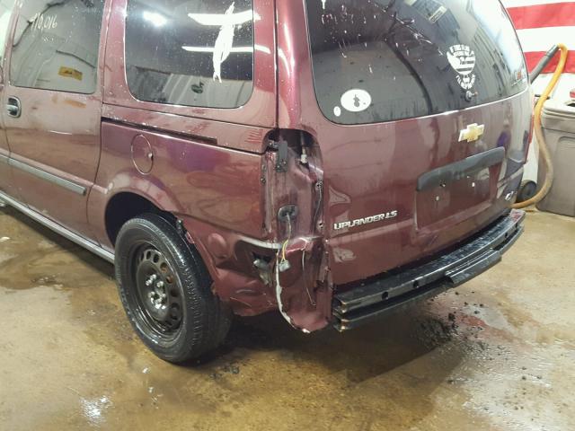 1GNDV23197D102586 - 2007 CHEVROLET UPLANDER L 栗色 照片 10
