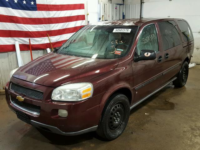 1GNDV23197D102586 - 2007 CHEVROLET UPLANDER L 栗色 照片 2