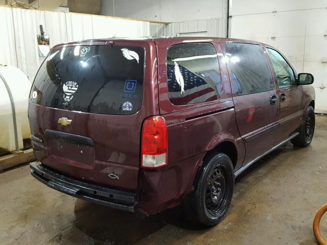1GNDV23197D102586 - 2007 CHEVROLET UPLANDER L 栗色 照片 4