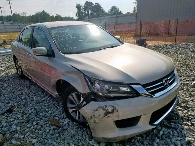 1HGCR2F32EA278479 - 2014 HONDA ACCORD LX GOLD photo 1