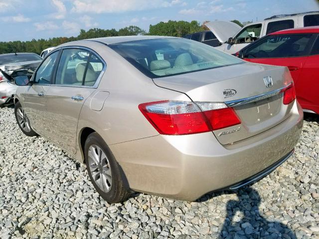 1HGCR2F32EA278479 - 2014 HONDA ACCORD LX GOLD photo 3