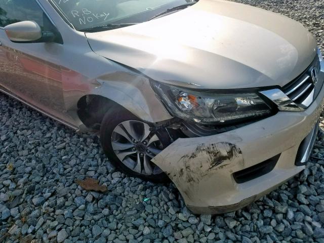 1HGCR2F32EA278479 - 2014 HONDA ACCORD LX GOLD photo 9