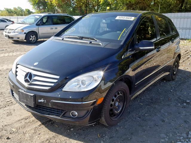 WDDFH33X58J326854 - 2008 MERCEDES-BENZ B200 BLACK photo 2