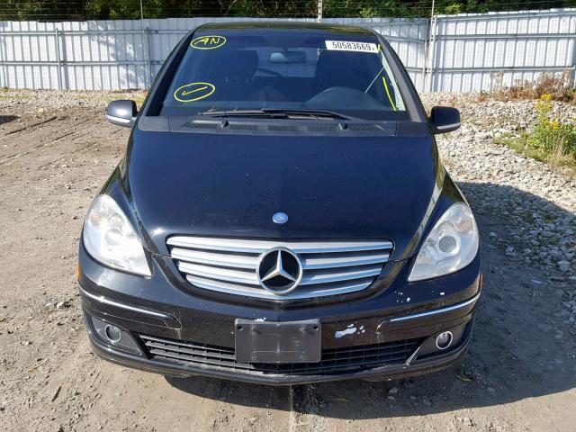 WDDFH33X58J326854 - 2008 MERCEDES-BENZ B200 BLACK photo 9