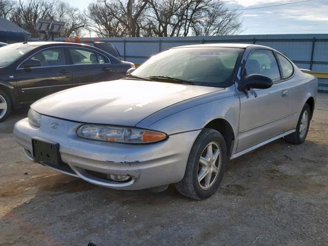 1G3NL12F03C189790 - 2003 OLDSMOBILE ALERO GL SILVER photo 2