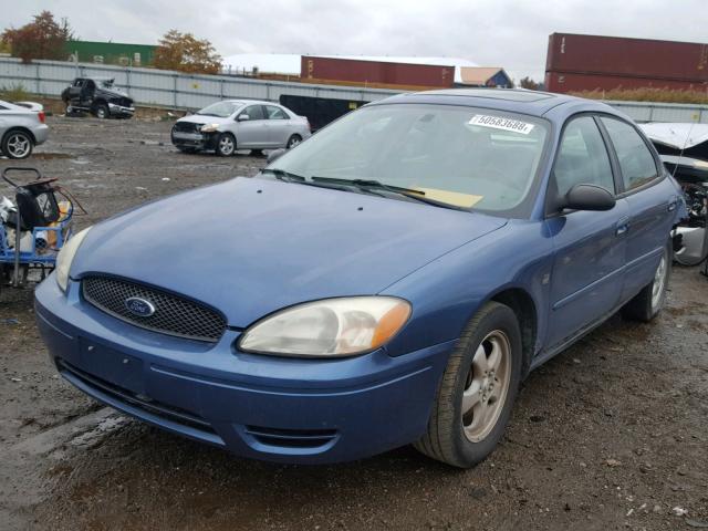 1FAFP55S04A154548 - 2004 FORD TAURUS SES BLUE photo 2