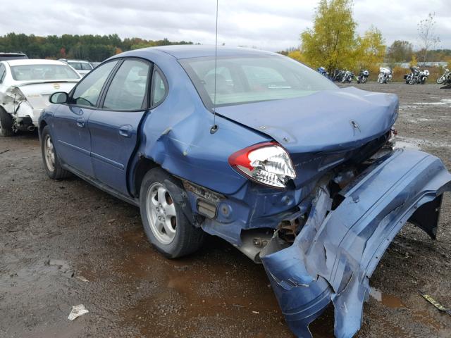 1FAFP55S04A154548 - 2004 FORD TAURUS SES BLUE photo 3