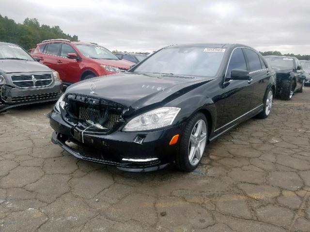 WDDNG8GB3AA348495 - 2010 MERCEDES-BENZ S 550 4MAT BLACK photo 2