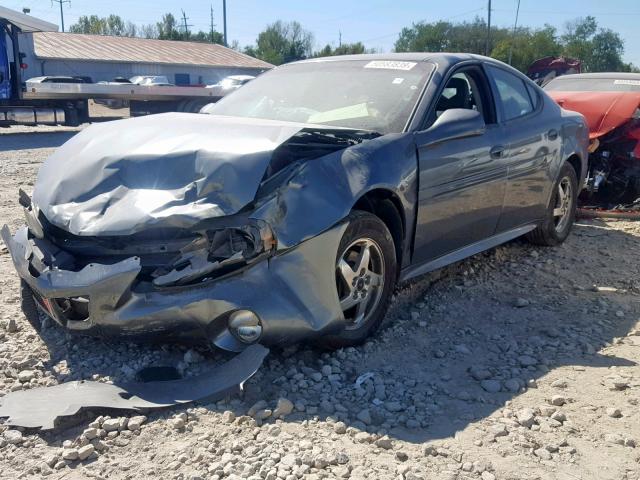 2G2WS542241366456 - 2004 PONTIAC GRAND PRIX GRAY photo 2
