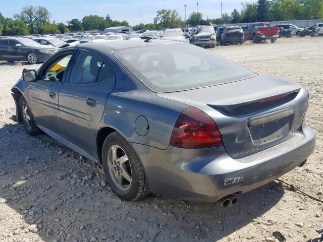 2G2WS542241366456 - 2004 PONTIAC GRAND PRIX GRAY photo 3