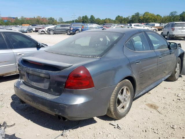 2G2WS542241366456 - 2004 PONTIAC GRAND PRIX GRAY photo 4