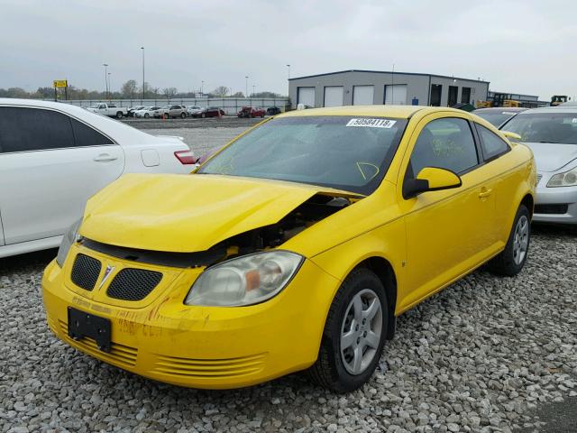 1G2AS18H297260861 - 2009 PONTIAC G5 YELLOW photo 2