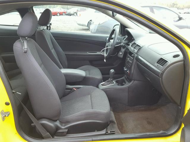1G2AS18H297260861 - 2009 PONTIAC G5 YELLOW photo 5