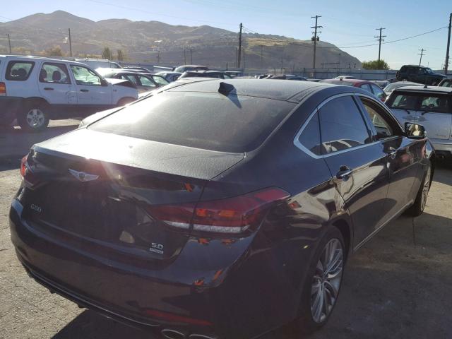 KMHGN4JFXJU242276 - 2018 GENESIS G80 ULTIMA BLACK photo 4