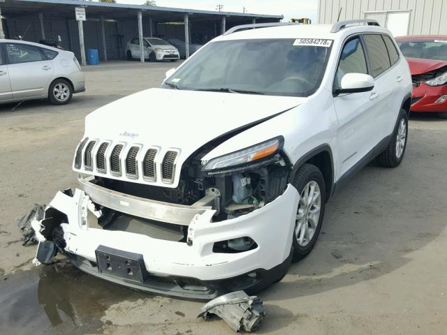 1C4PJLCB7EW270339 - 2014 JEEP CHEROKEE L WHITE photo 2