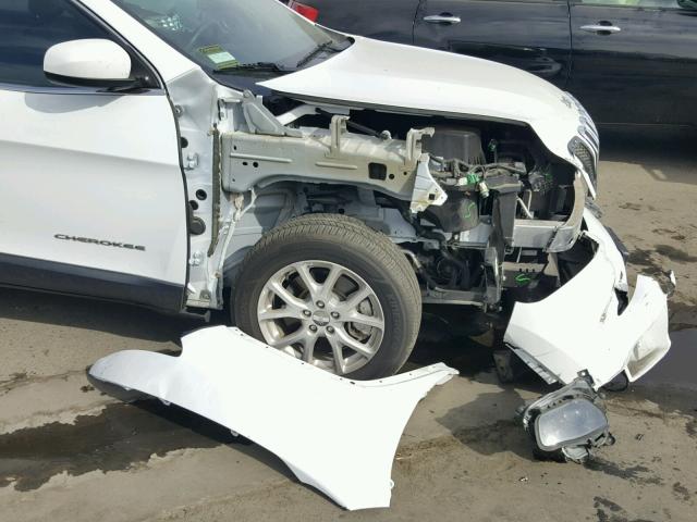 1C4PJLCB7EW270339 - 2014 JEEP CHEROKEE L WHITE photo 9