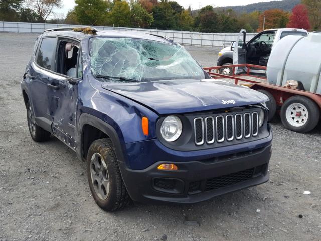 ZACCJBAB3JPH51739 - 2018 JEEP RENEGADE S PURPLE photo 1