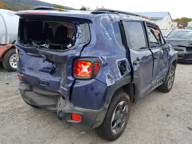 ZACCJBAB3JPH51739 - 2018 JEEP RENEGADE S PURPLE photo 4