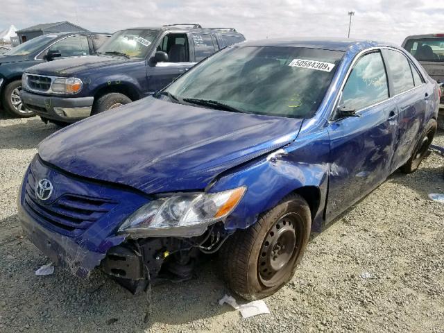 4T1BE46K89U358099 - 2009 TOYOTA CAMRY BASE BLUE photo 2