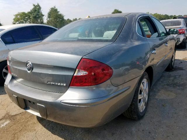 2G4WC532051256285 - 2005 BUICK LACROSSE C SILVER photo 4