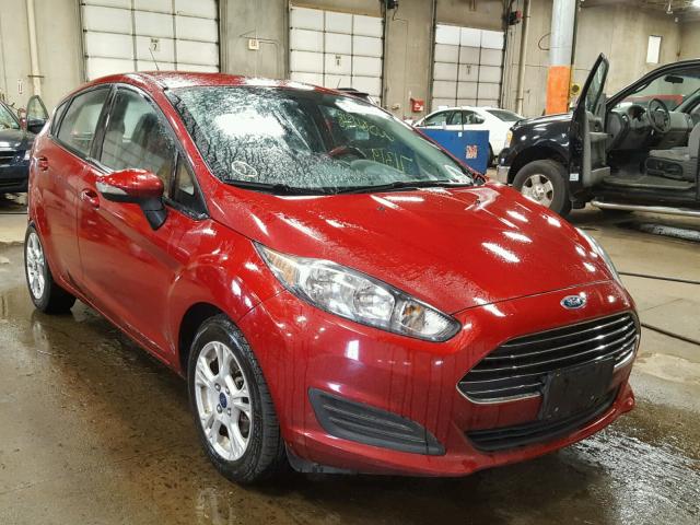 3FADP4EJ6EM191648 - 2014 FORD FIESTA SE RED photo 1