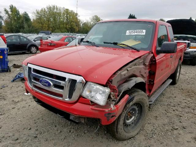 1FTZR45E39PA54888 - 2009 FORD RANGER SUP RED photo 2