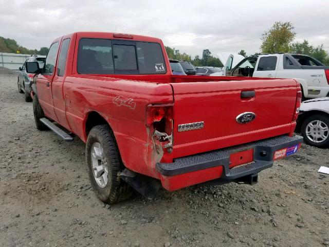 1FTZR45E39PA54888 - 2009 FORD RANGER SUP RED photo 3
