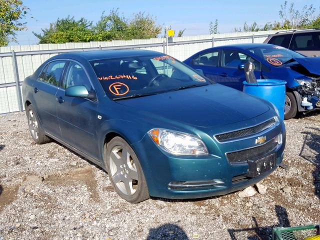 1G1ZJ57778F267416 - 2008 CHEVROLET MALIBU 2LT GREEN photo 1