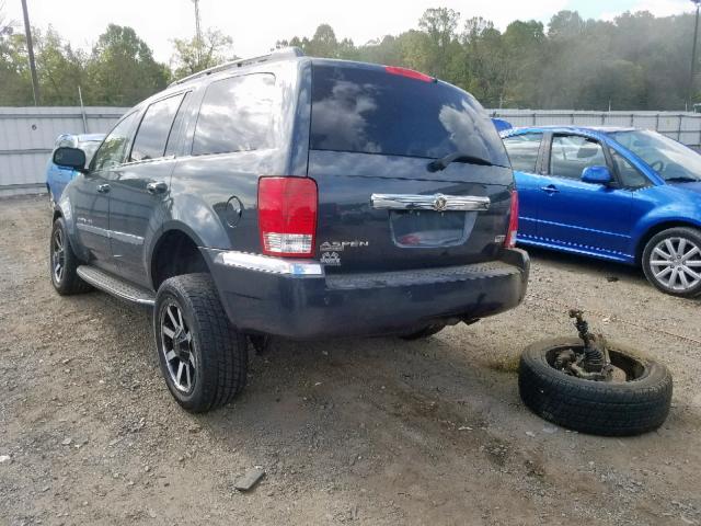 1A8HW58218F148566 - 2008 CHRYSLER ASPEN LIMI GRAY photo 3