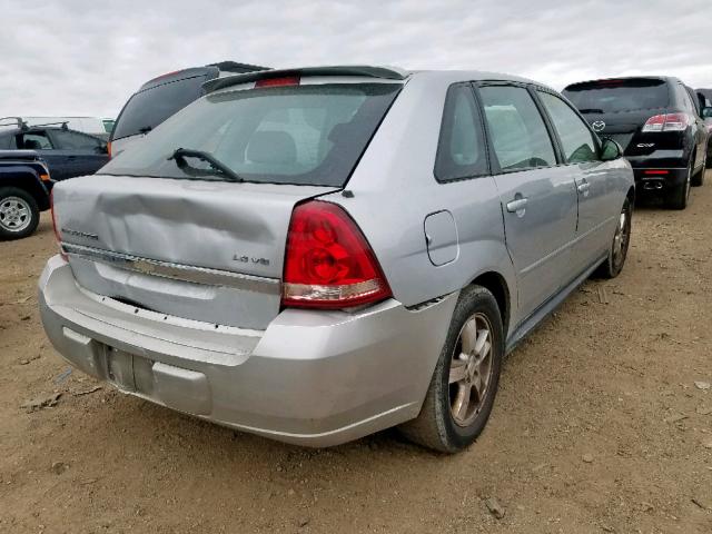1G1ZT62895F119800 - 2005 CHEVROLET MALIBU MAX 银色 照片 4