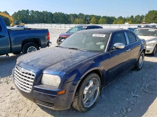 2C3JA43R15H645248 - 2005 CHRYSLER 300 BLUE photo 2