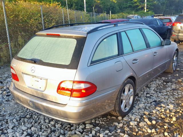 WDBUH83J54X116397 - 2004 MERCEDES-BENZ E 500 4MAT GRAY photo 4