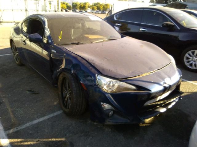 JF1ZNAA14E9708413 - 2014 TOYOTA SCION FR-S BLUE photo 1