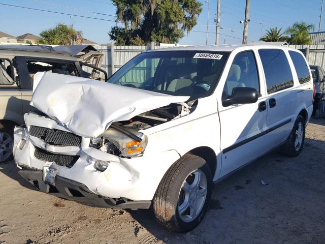 1GNDV23117D215481 - 2007 CHEVROLET UPLANDER L WHITE photo 2