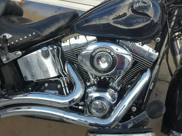 1HD1BWV1XEB043645 - 2014 HARLEY-DAVIDSON FLSTC HERI BLACK photo 7