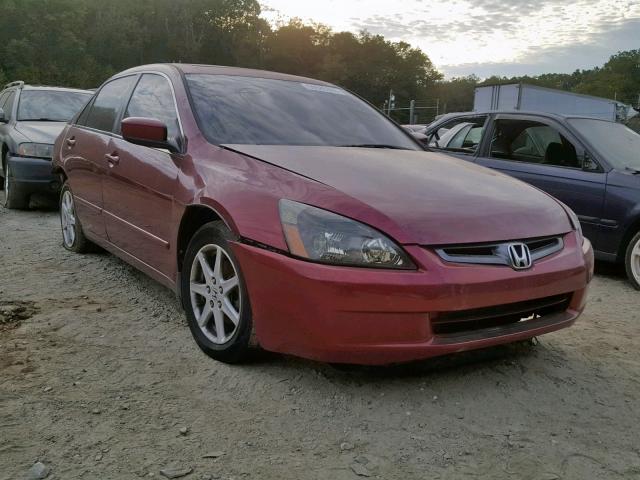 1HGCM66584A018240 - 2004 HONDA ACCORD EX BURGUNDY photo 1