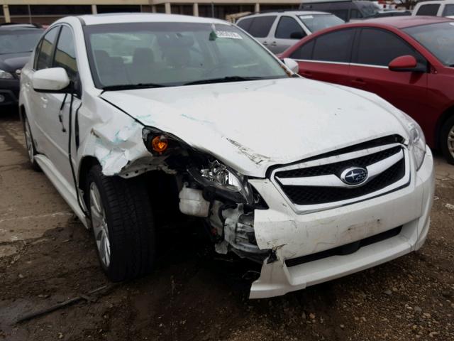 4S3BMDL66B2264531 - 2011 SUBARU LEGACY 3.6 WHITE photo 1