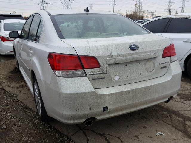 4S3BMDL66B2264531 - 2011 SUBARU LEGACY 3.6 WHITE photo 3