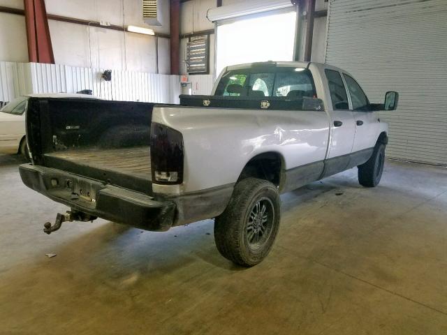 1D7KS28C96J187860 - 2006 DODGE RAM 2500 S Արծաթագույն լուսանկար 4