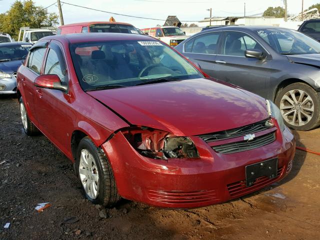 1G1AT58H297128689 - 2009 CHEVROLET COBALT LT RED photo 1